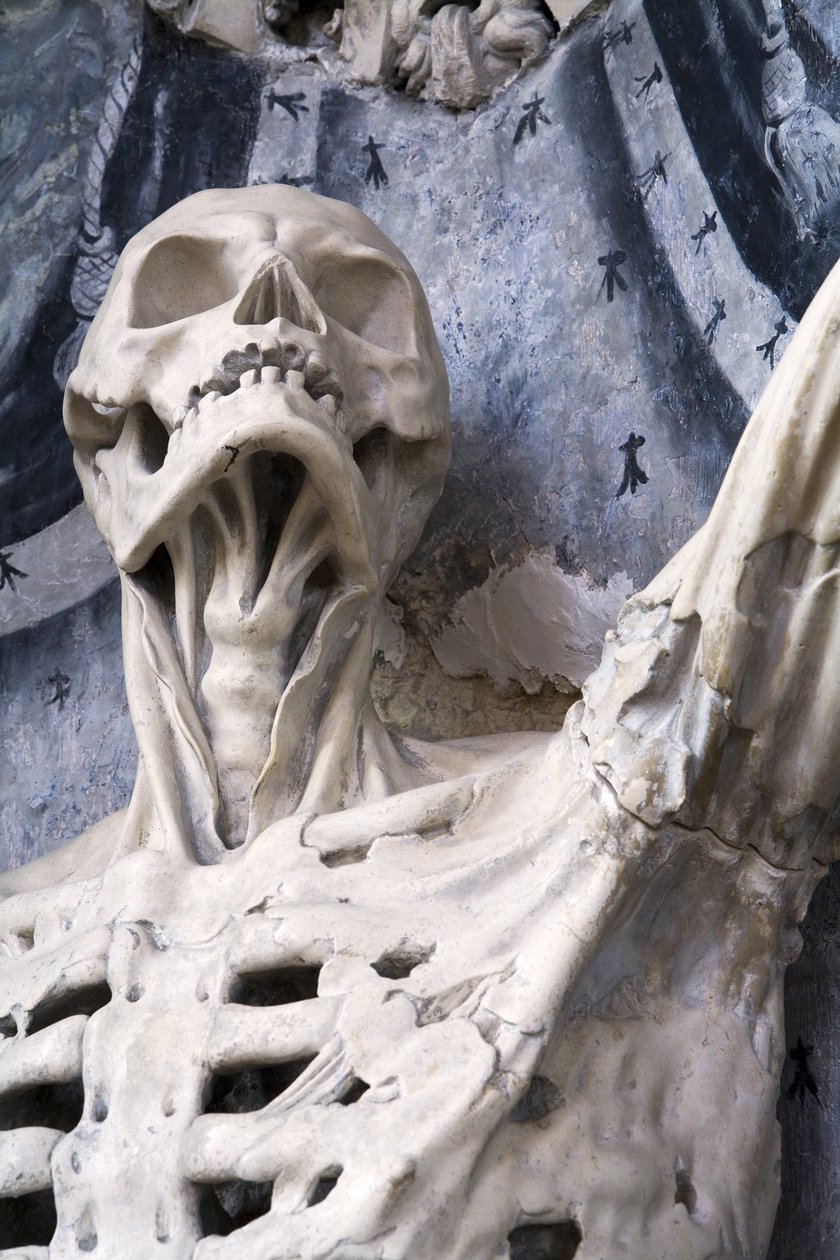 Flayed, vagy The Skeleton, részlet alkotó: Ligier Richier