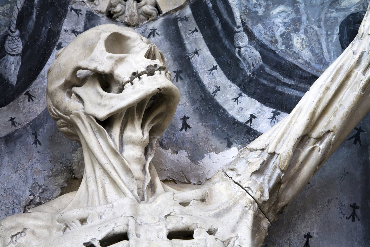 Flayed, vagy The Skeleton, részlet alkotó: Ligier Richier