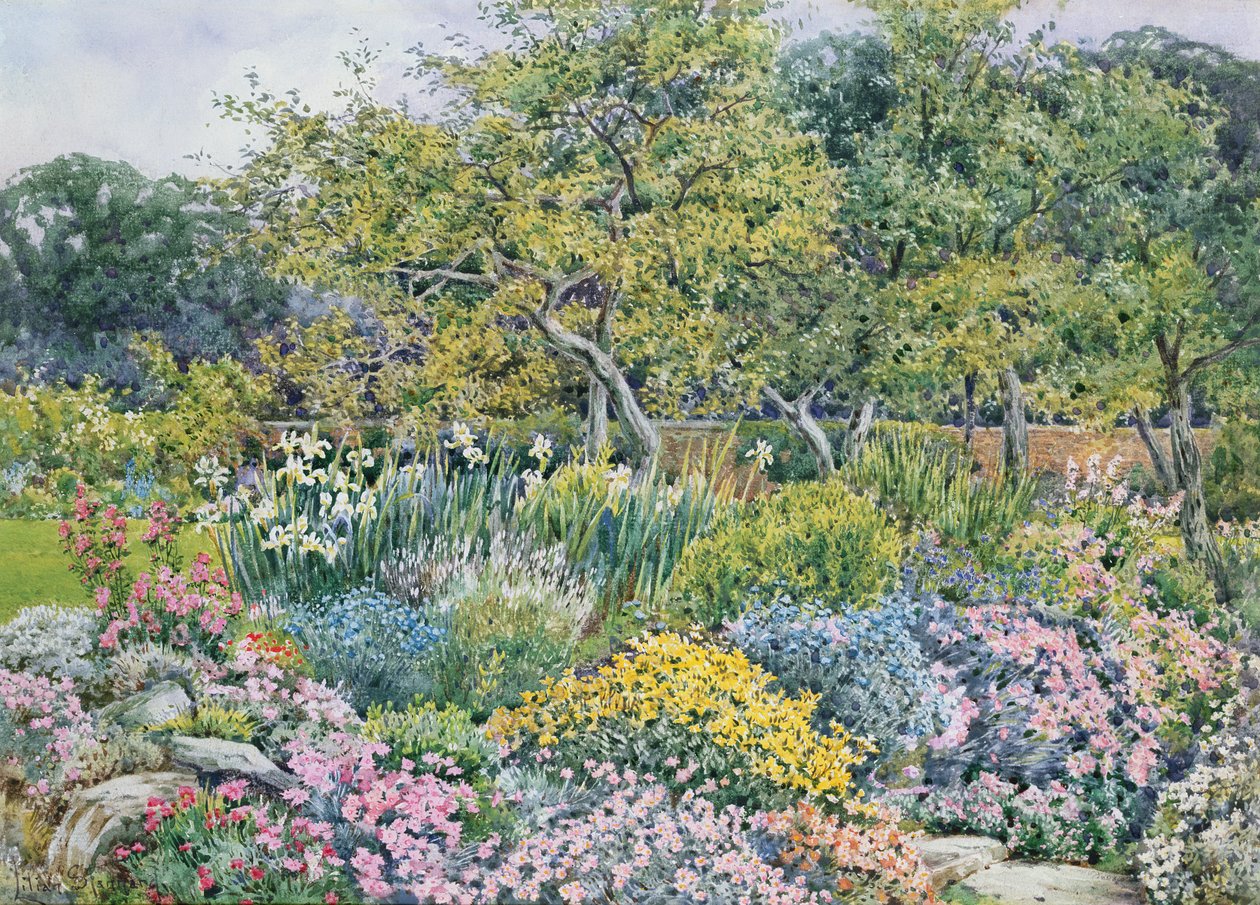 Sziklakert Goldingtonban, Bedfordshire-ben alkotó: Lilian Stannard