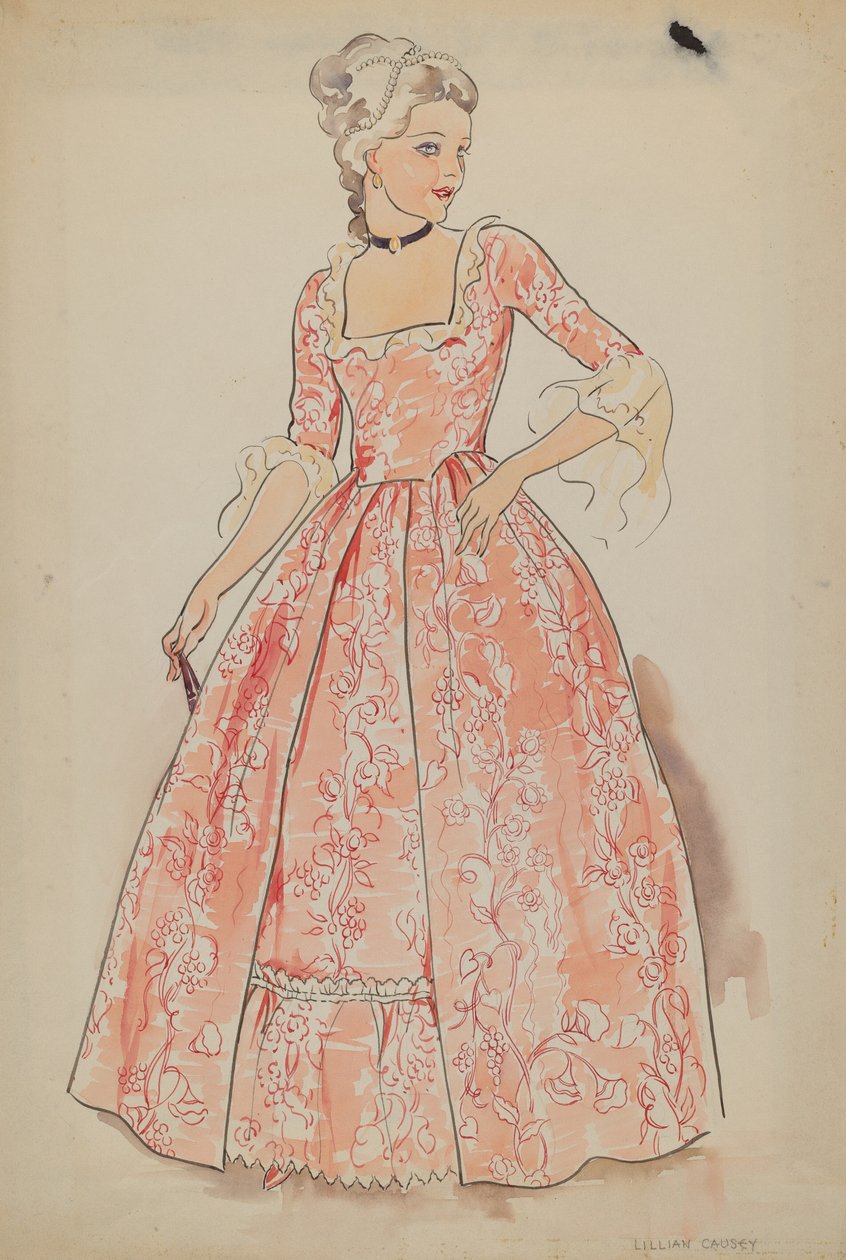 ruha, c. 1936. alkotó: Lillian Causey