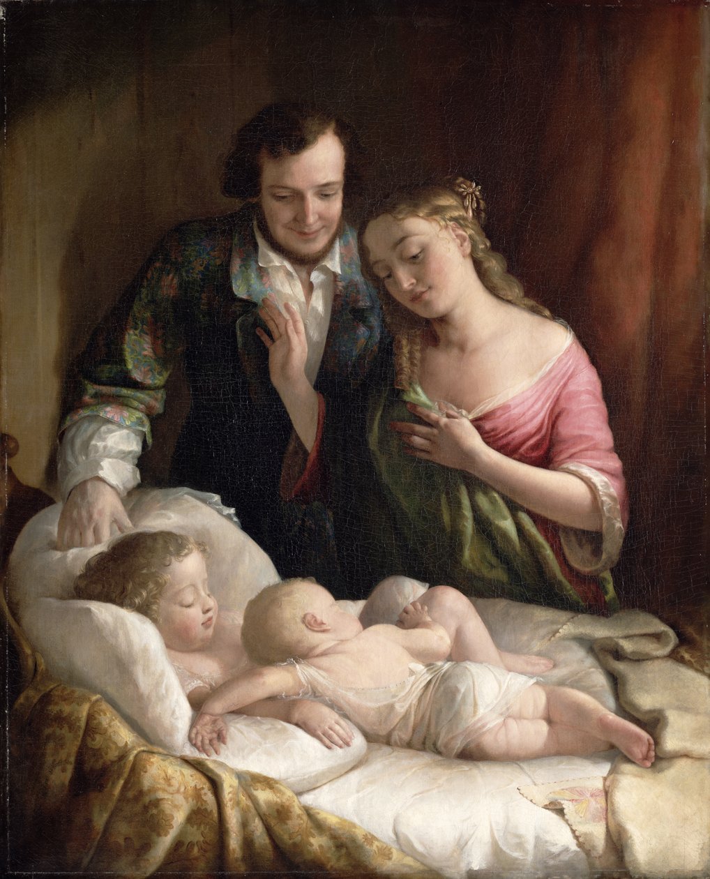 Házi boldogság, 1849 alkotó: Lilly Martin Spencer