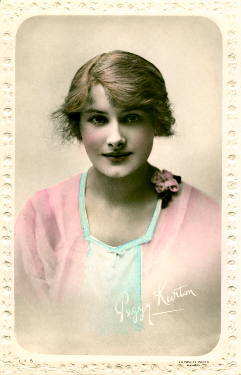 Peggy Kurton, színésznő, 20. század eleje. alkotó: Lilywhite Photo