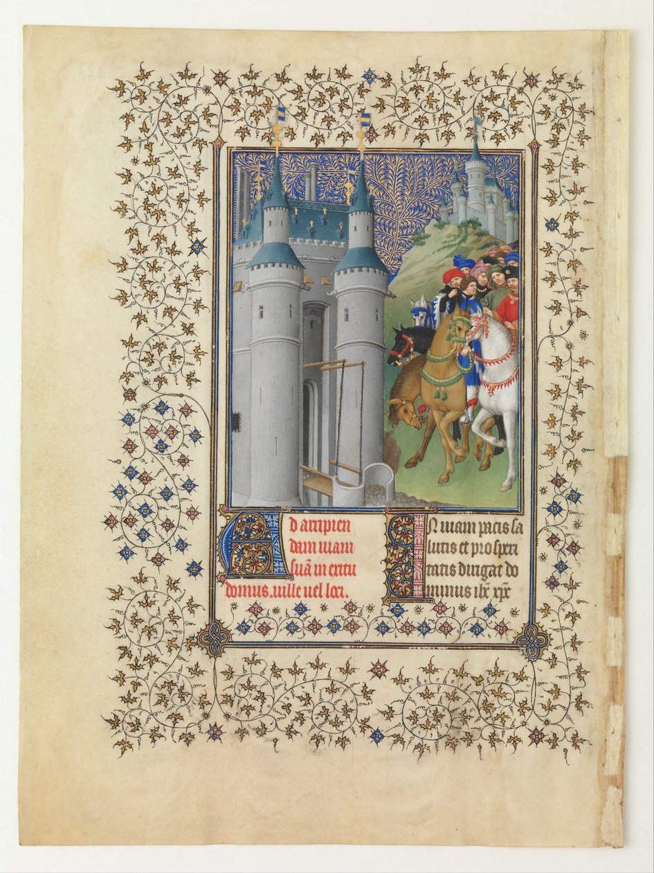 Jean de France Belles Heures-je, Duc de Berry, 1412-1416 alkotó: Limbourg Brothers