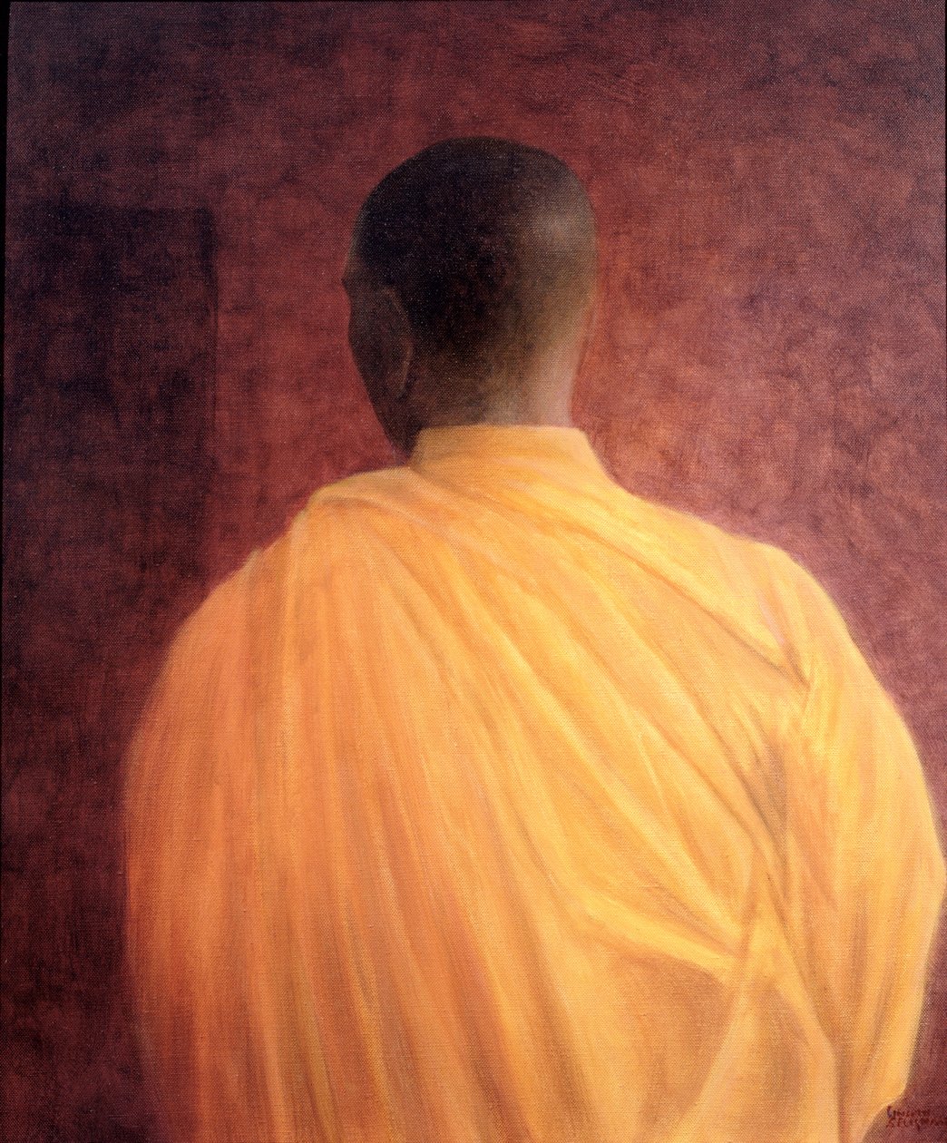 Buddhista szerzetes, 2005 (akril) alkotó: Lincoln Seligman