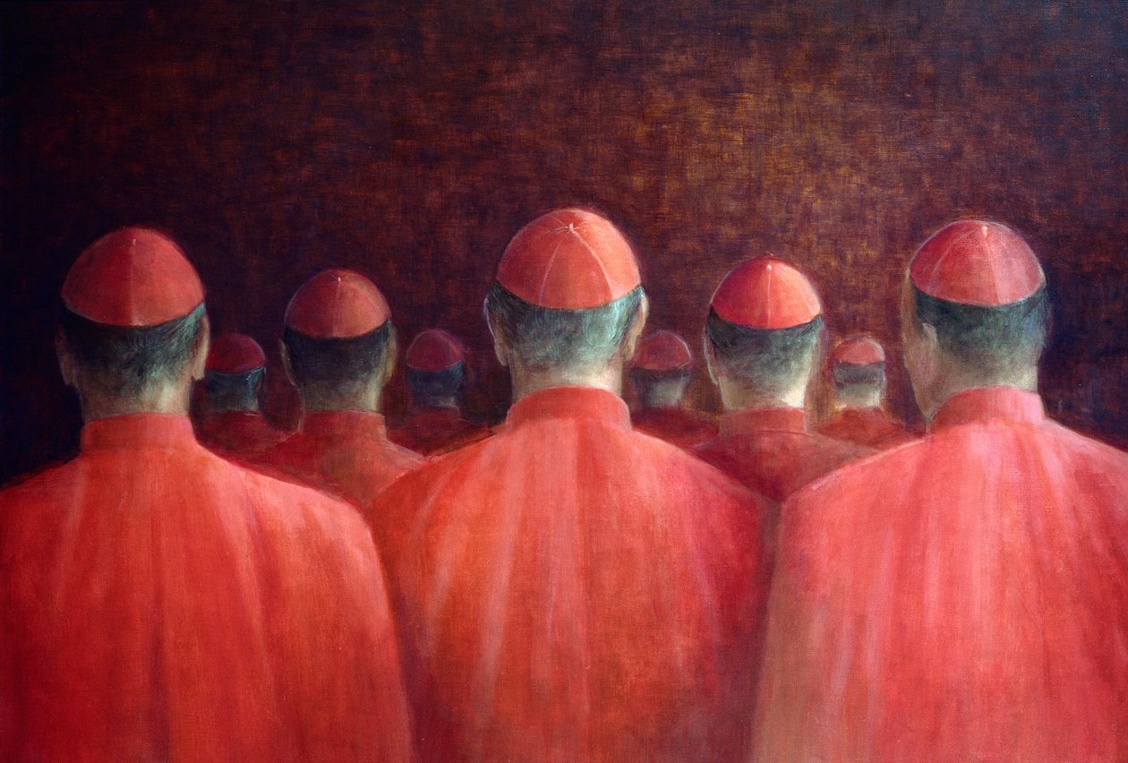 Cardinals, 2005 (akril) alkotó: Lincoln Seligman