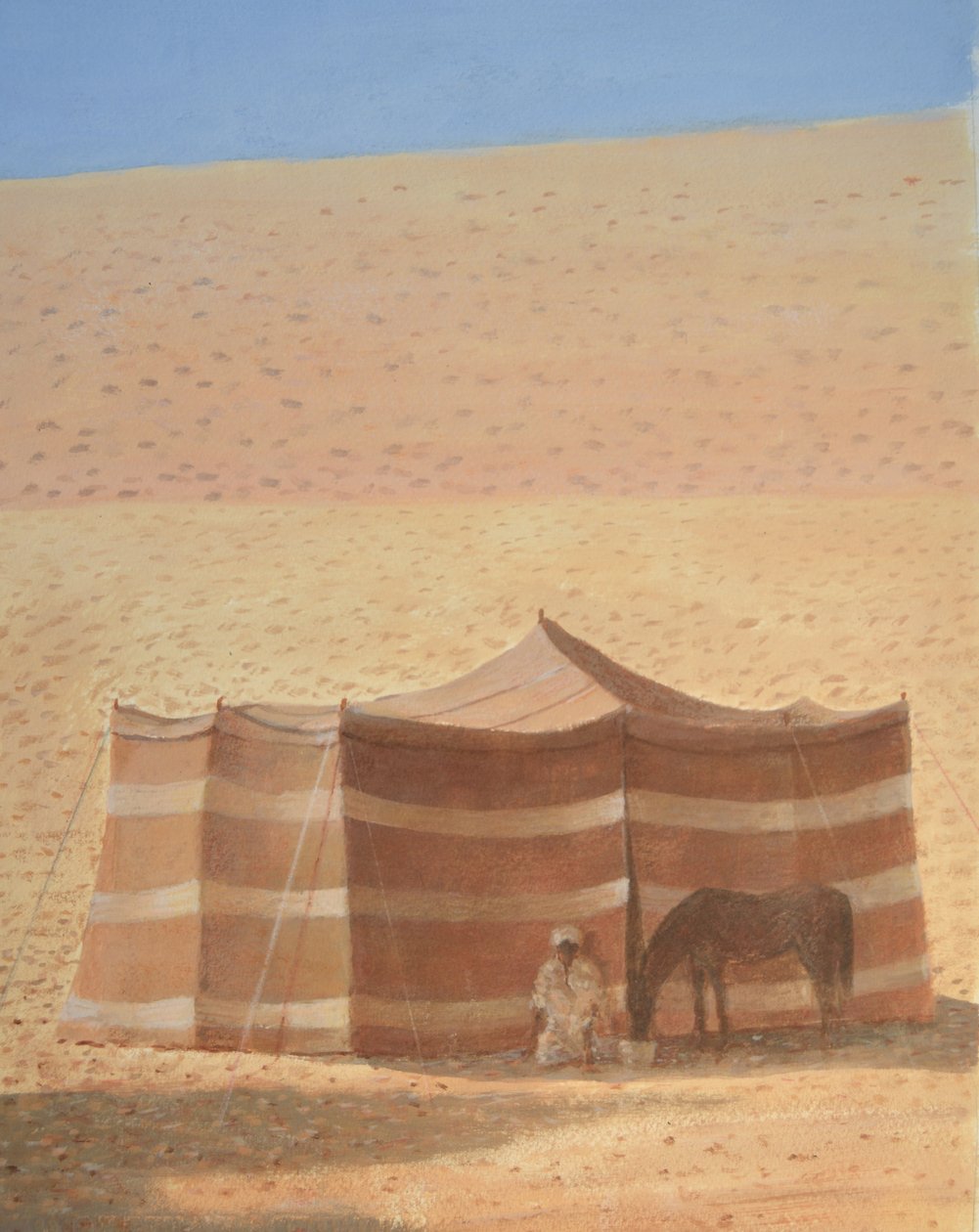 Sivatagi sátor Rajasthan alkotó: Lincoln Seligman