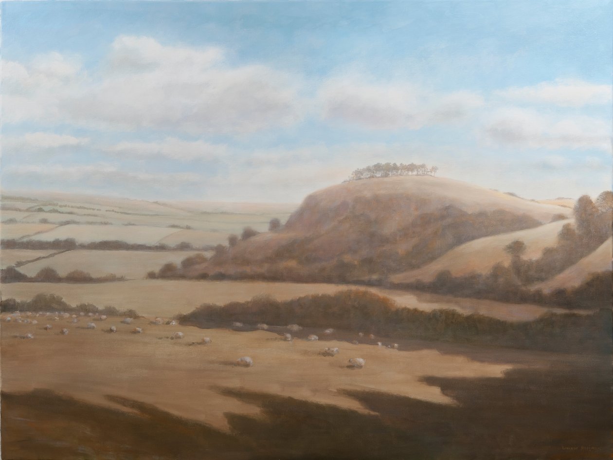 Gloucestershire-i táj, 2012 (akril, vászon) alkotó: Lincoln Seligman