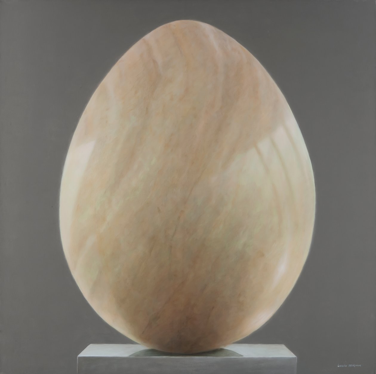 Jade Egg, 2012 (akril, vászon) alkotó: Lincoln Seligman