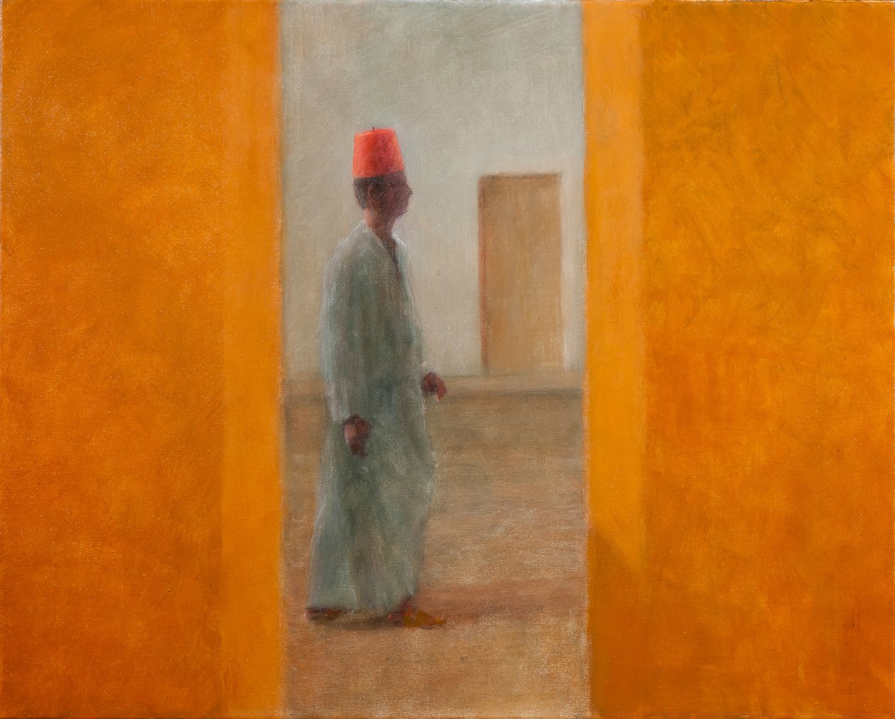 Man, Tangier Street, 2012 (akril, vászon) alkotó: Lincoln Seligman