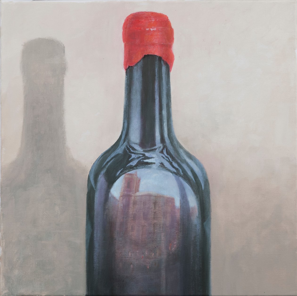 Pienza reflexió, 2012 (akril, vászon) alkotó: Lincoln Seligman