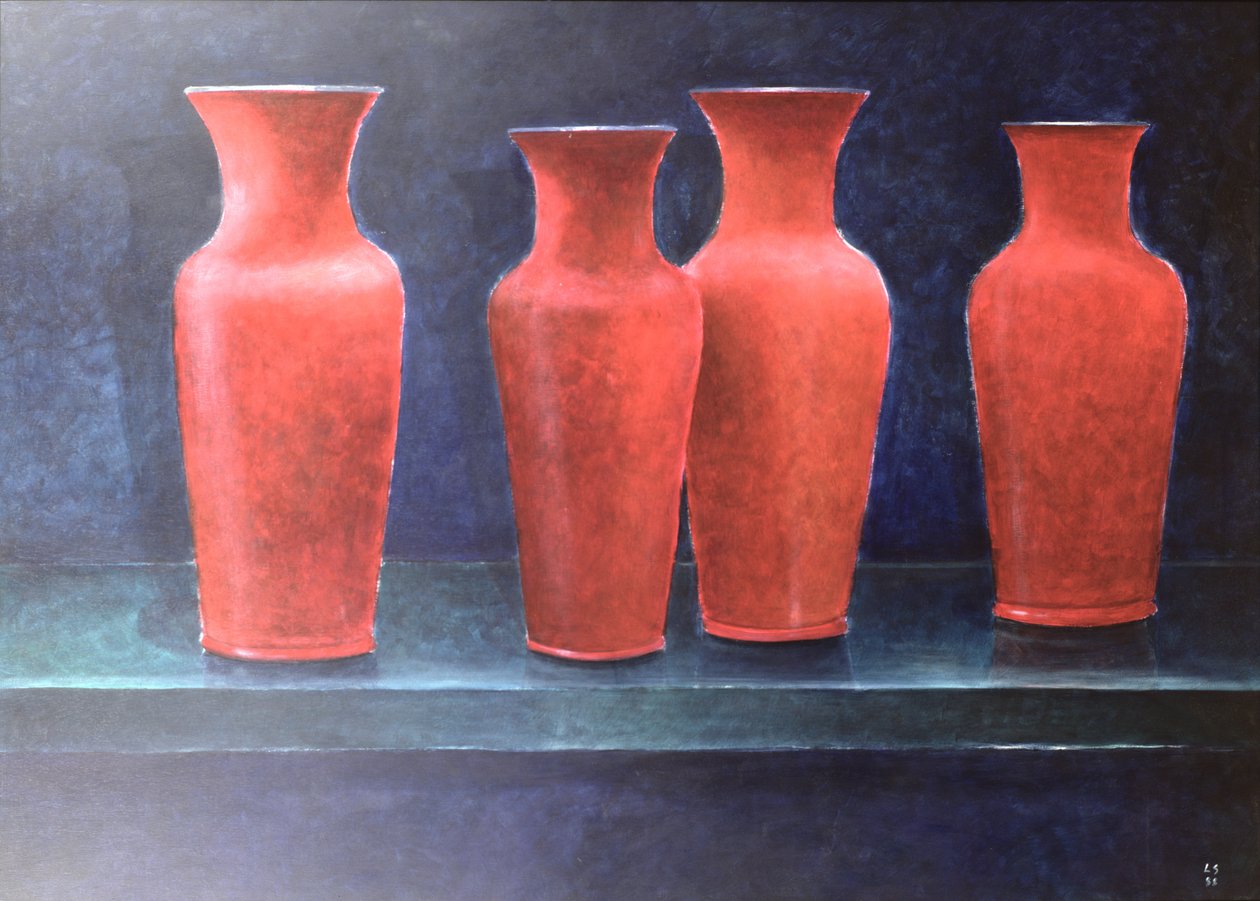 Vörös edények, 1988 alkotó: Lincoln Seligman