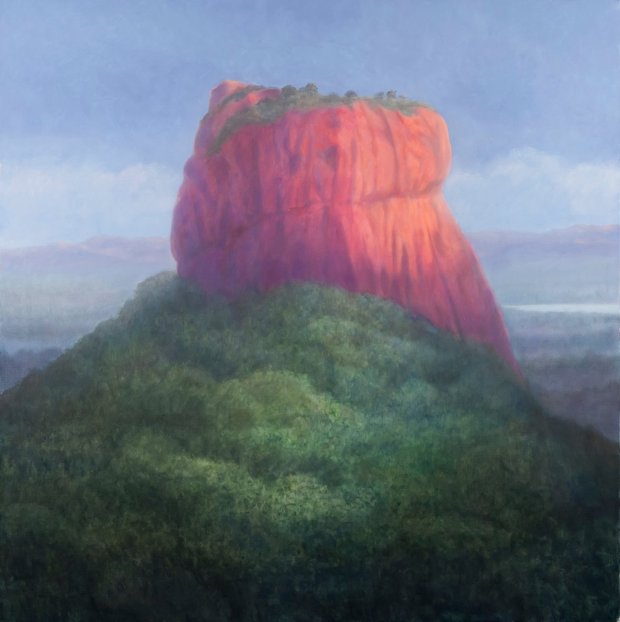 Sigiriya IN, Sri Lanka, 2012 (akril, vászon) alkotó: Lincoln Seligman