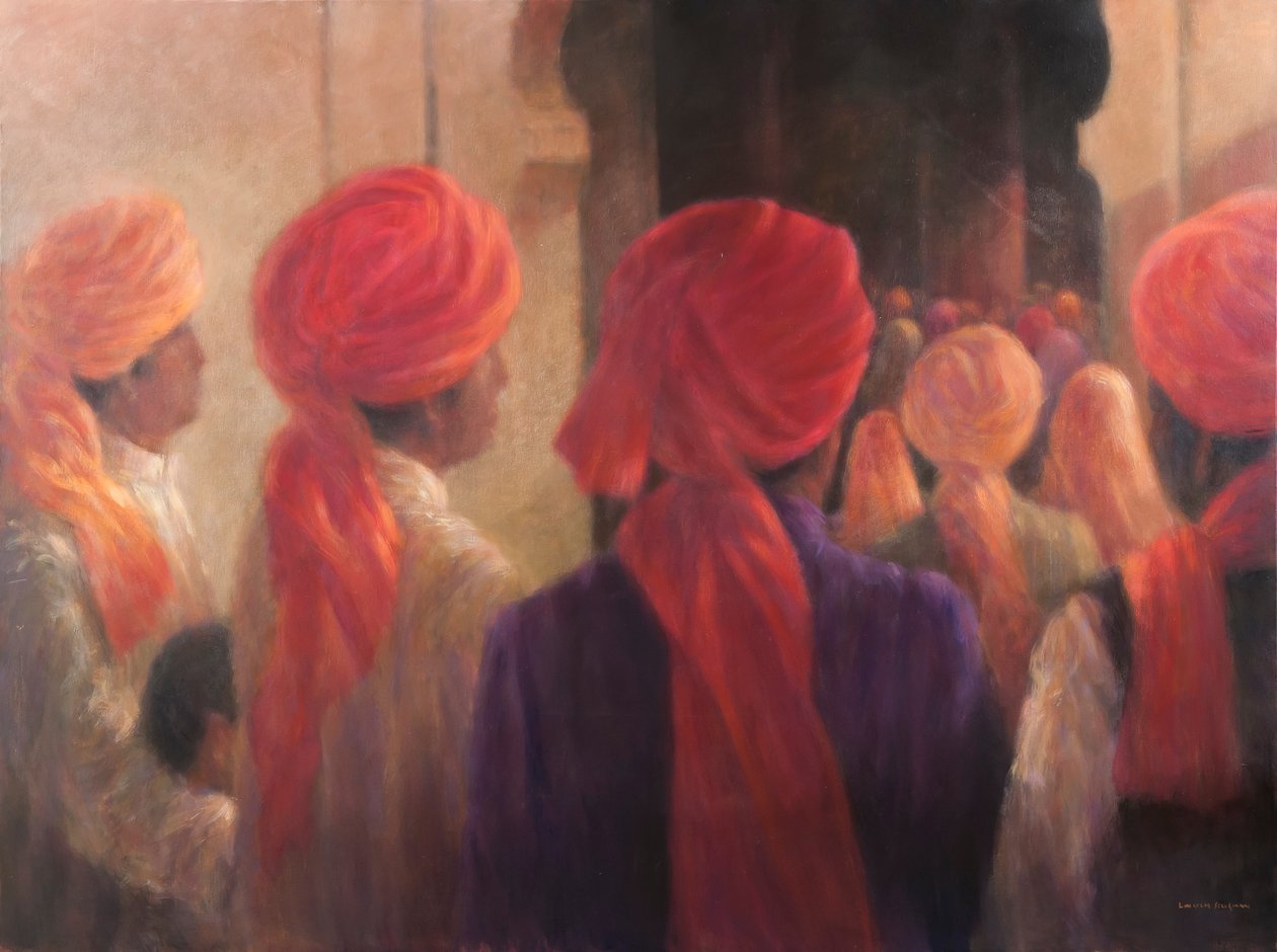 Temple Steps, 2012 (akril, vászon) alkotó: Lincoln Seligman