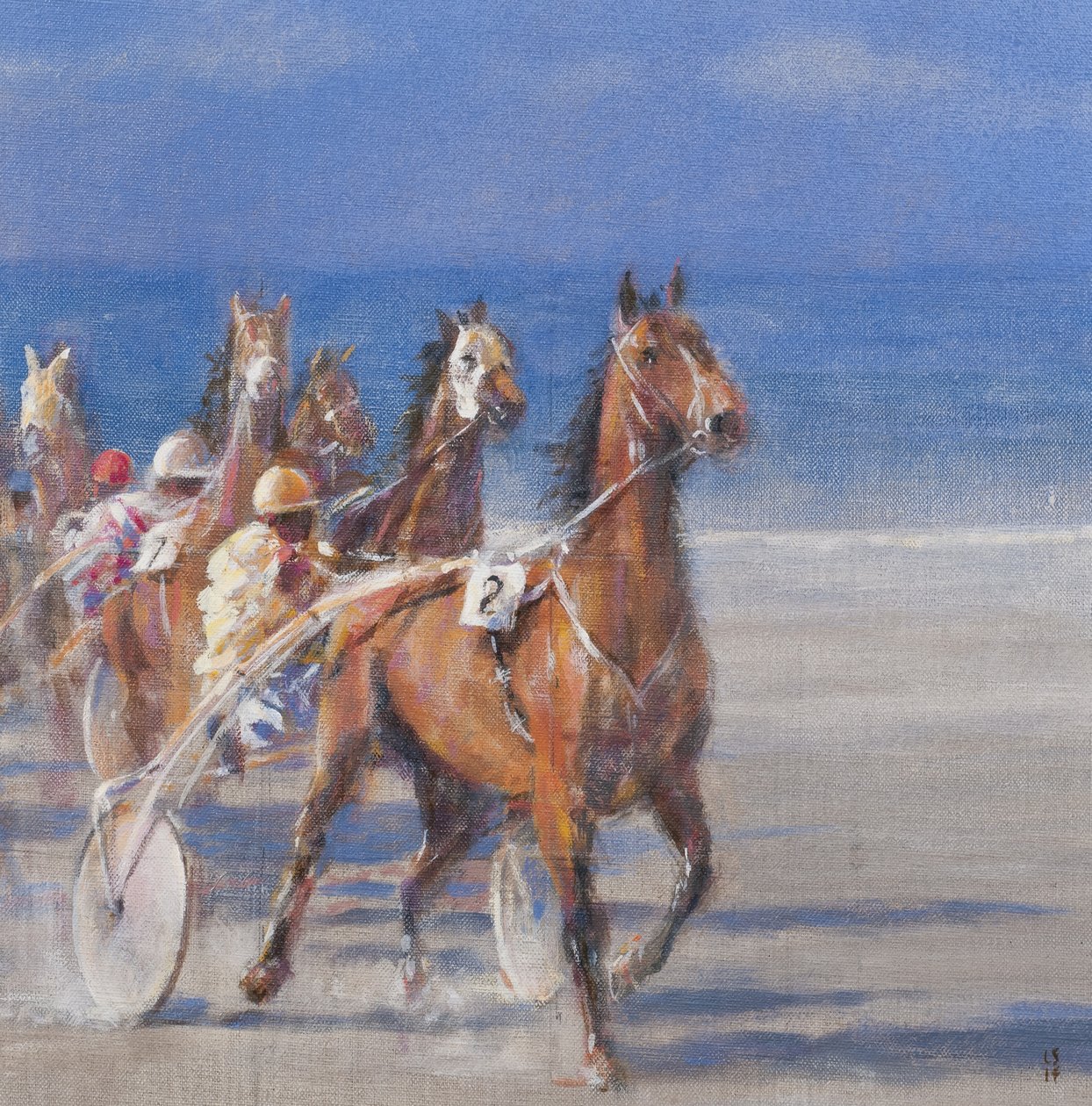 Trabversenyek, Lancieux, Bretagne, 2014 alkotó: Lincoln Seligman