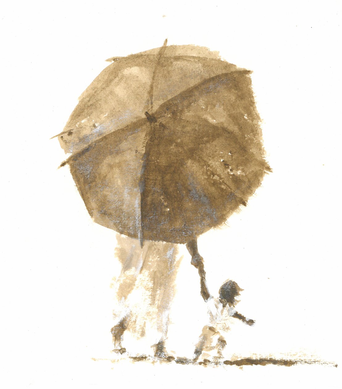 Umbrella und Child 1, 2015 alkotó: Lincoln Seligman