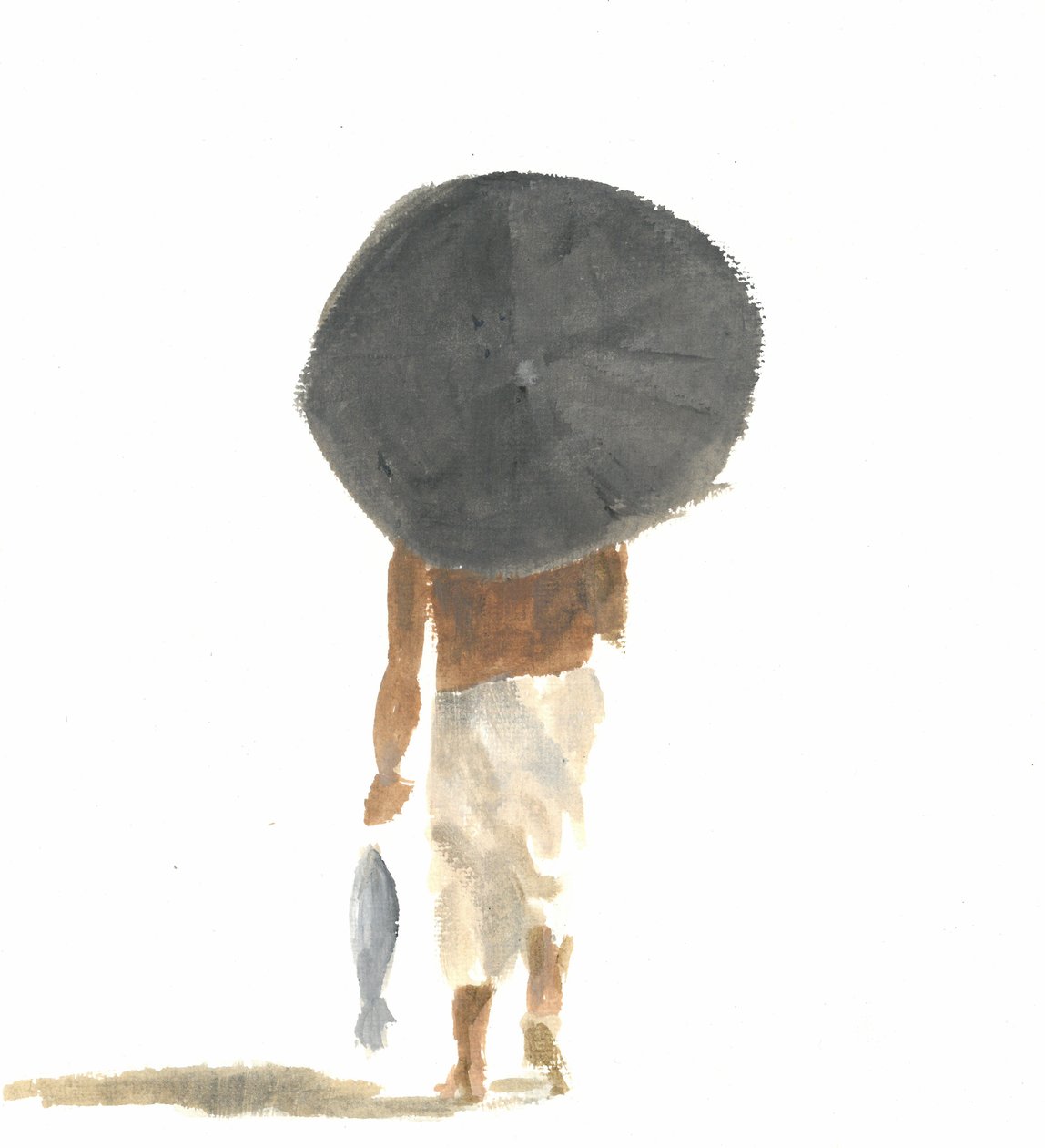Esernyő és hal, 2015 alkotó: Lincoln Seligman