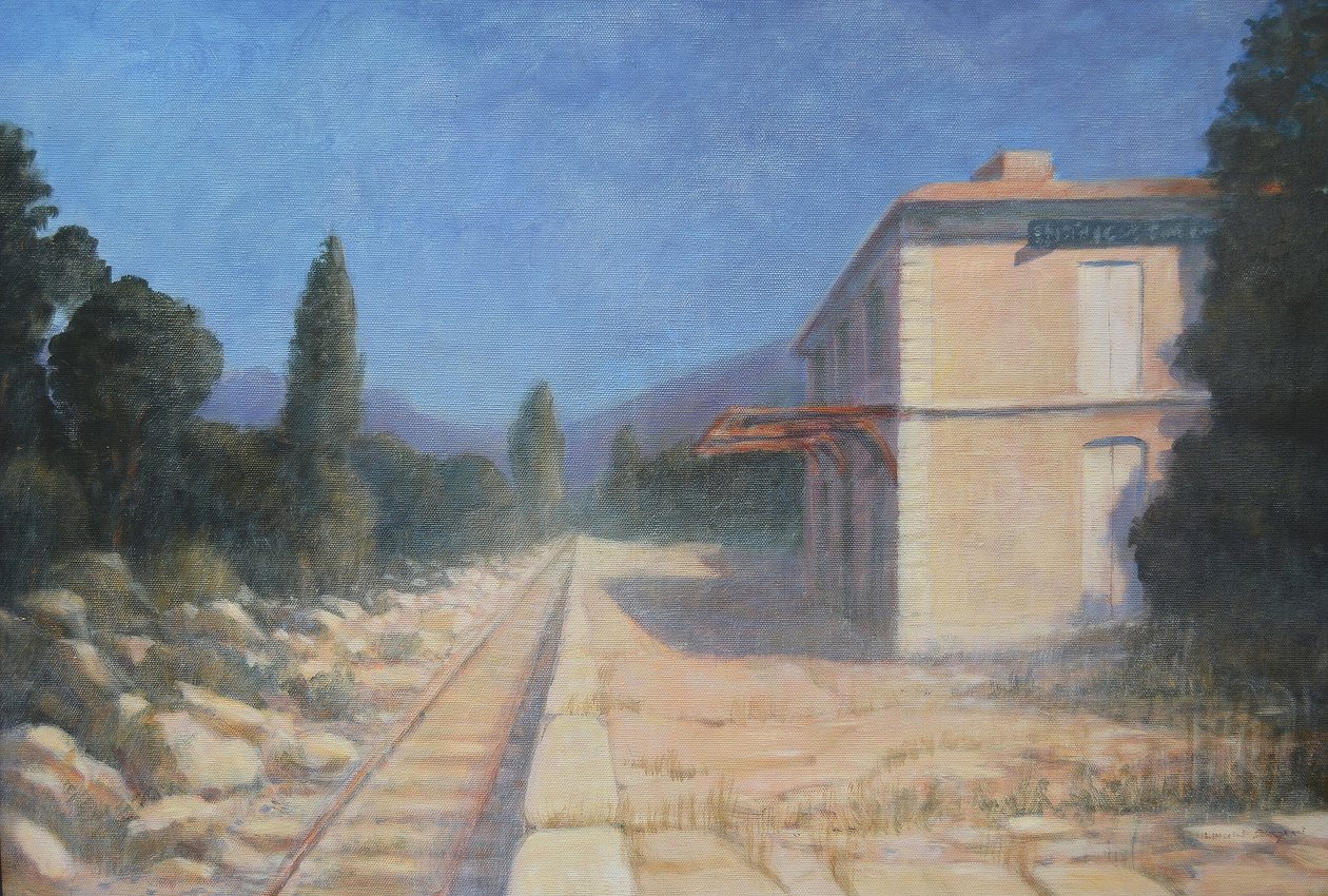 Entraigues állomás, Provence alkotó: Lincoln Seligman