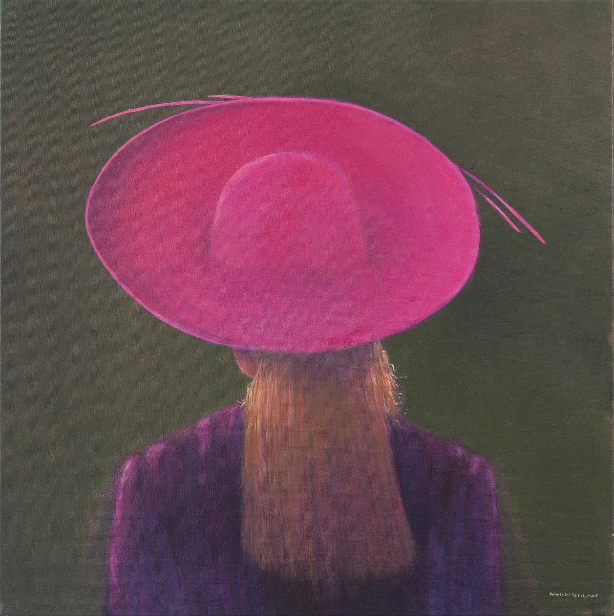 Rózsaszín kalap, 2014 alkotó: Lincoln Seligman