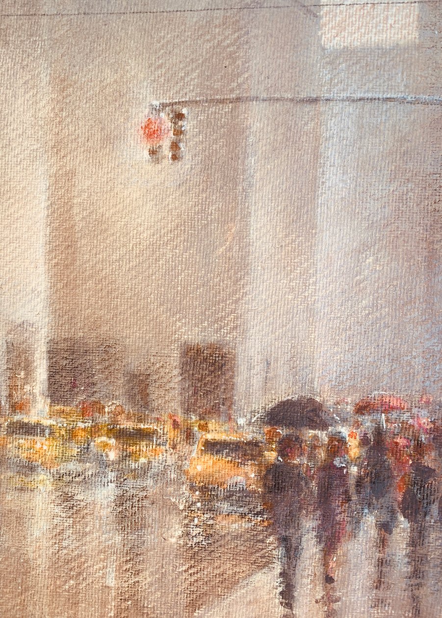 Esős New York alkotó: Lincoln Seligman