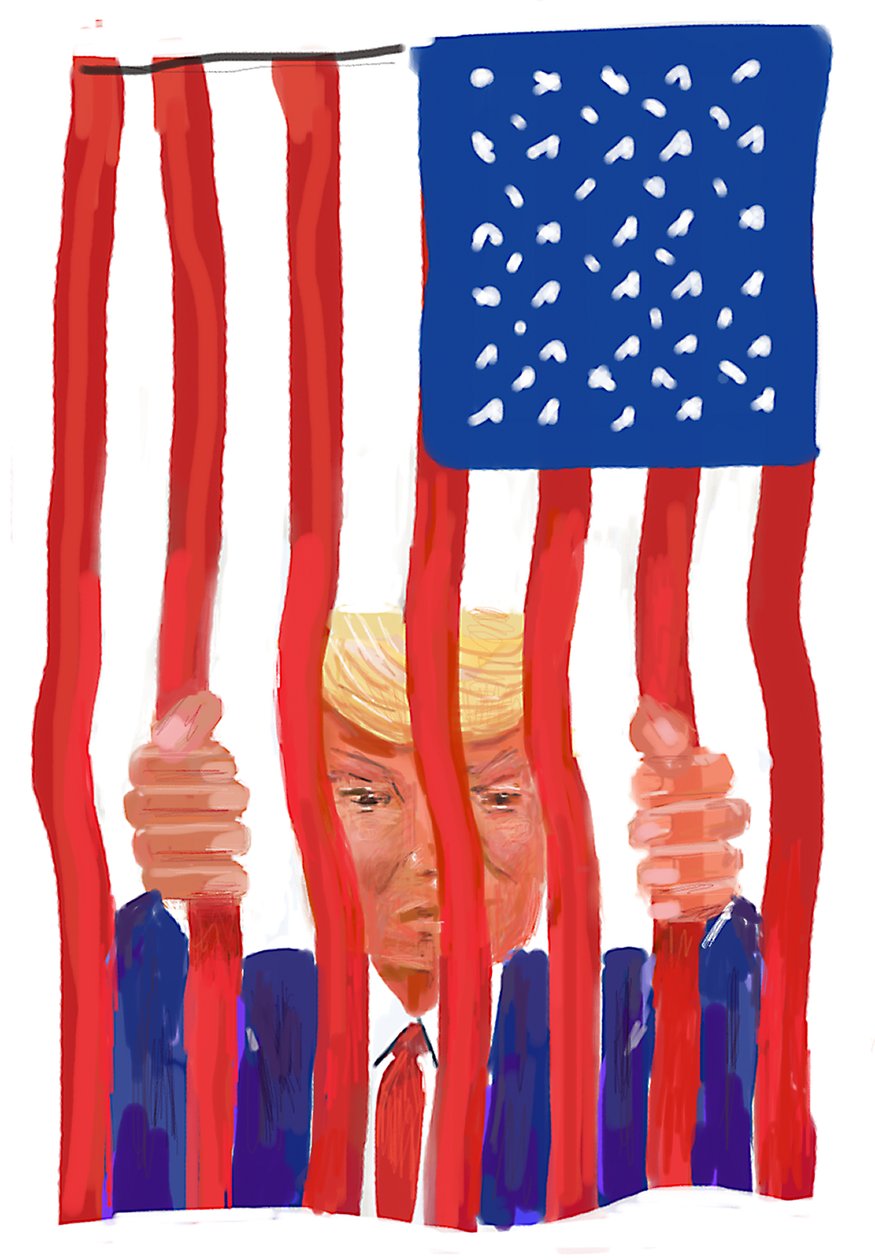 Trump, 2022 (digitális nyomtatás) alkotó: Lincoln Seligman