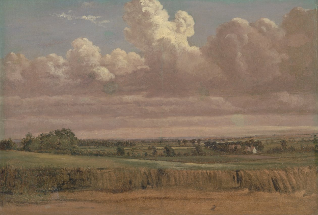 Táj búzamezővel, 1850 körül alkotó: Lionel Constable
