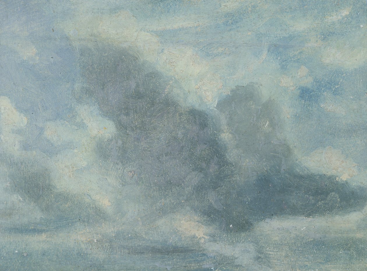 Sky Study, 1822 körül (olaj, papír a táblán) alkotó: Lionel Constable