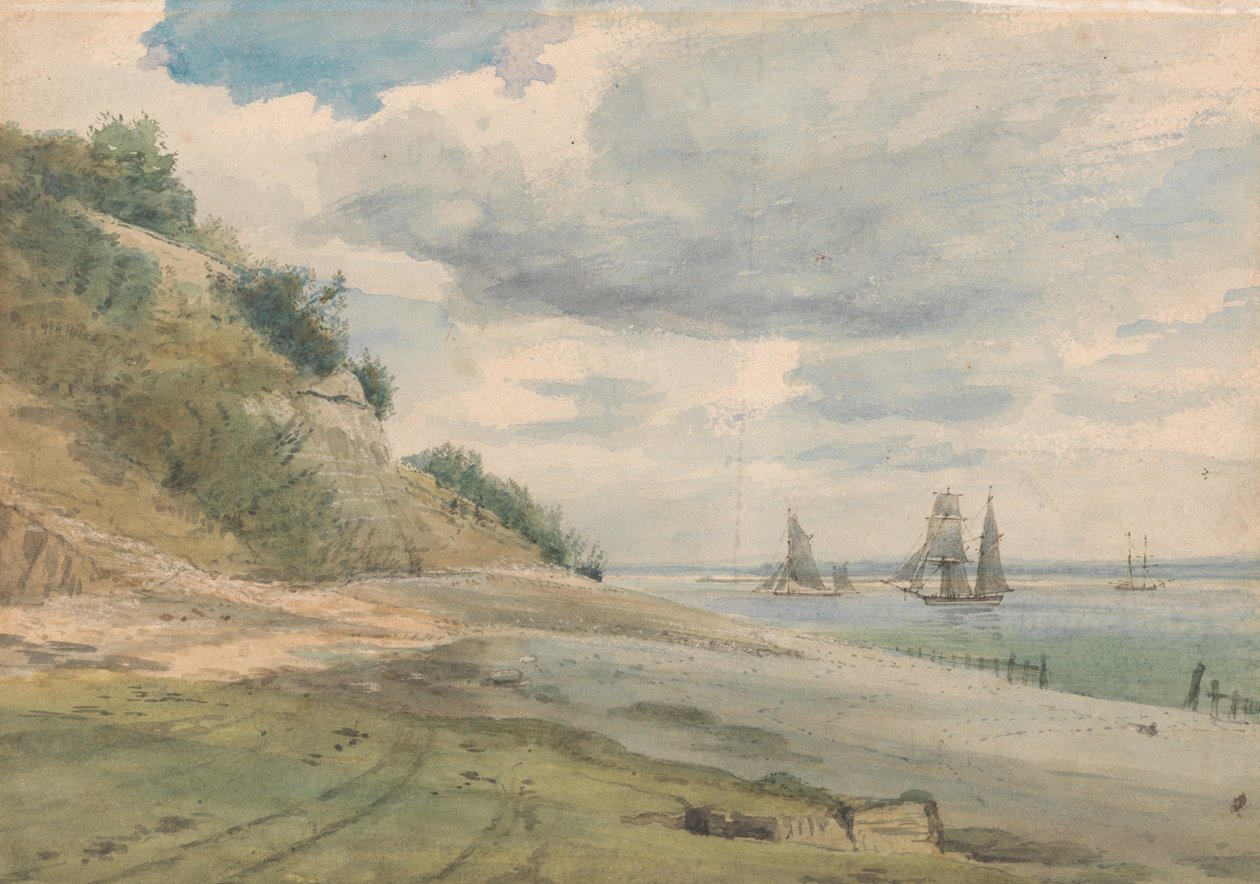 Kilátás Walton on Naze közelében alkotó: Lionel Constable