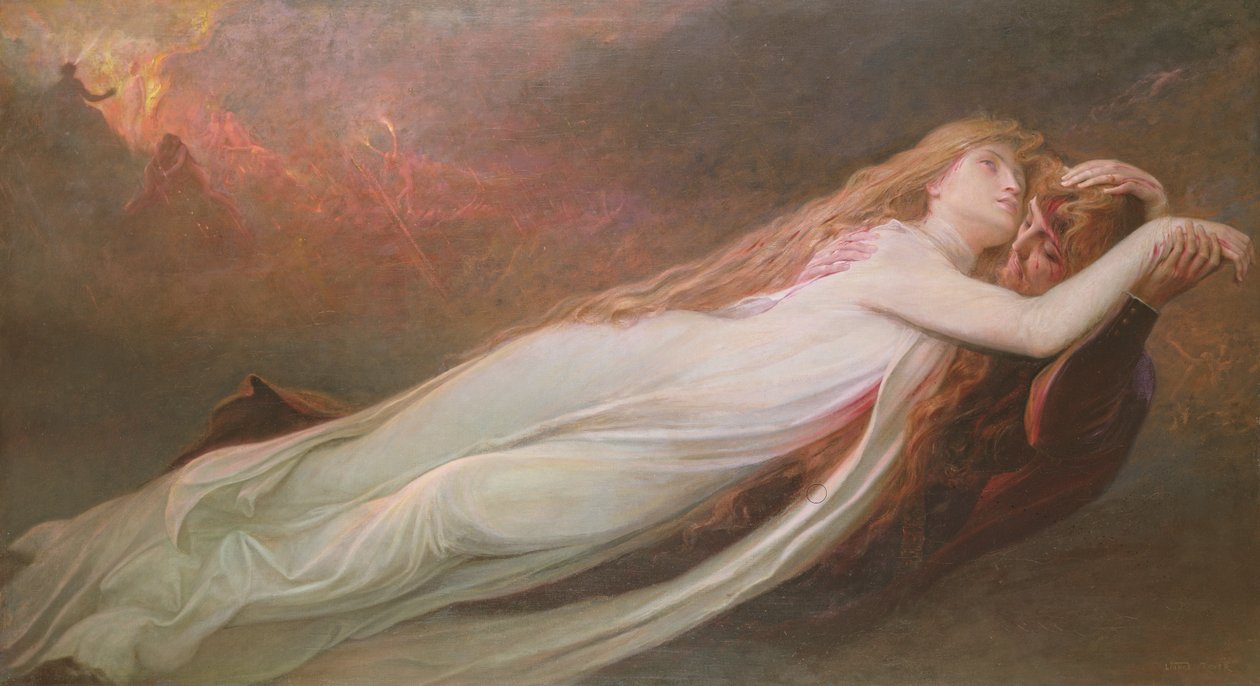Francesca da Rimini és Paolo Malatesta, 1890 körül alkotó: Lionel Noel Royer