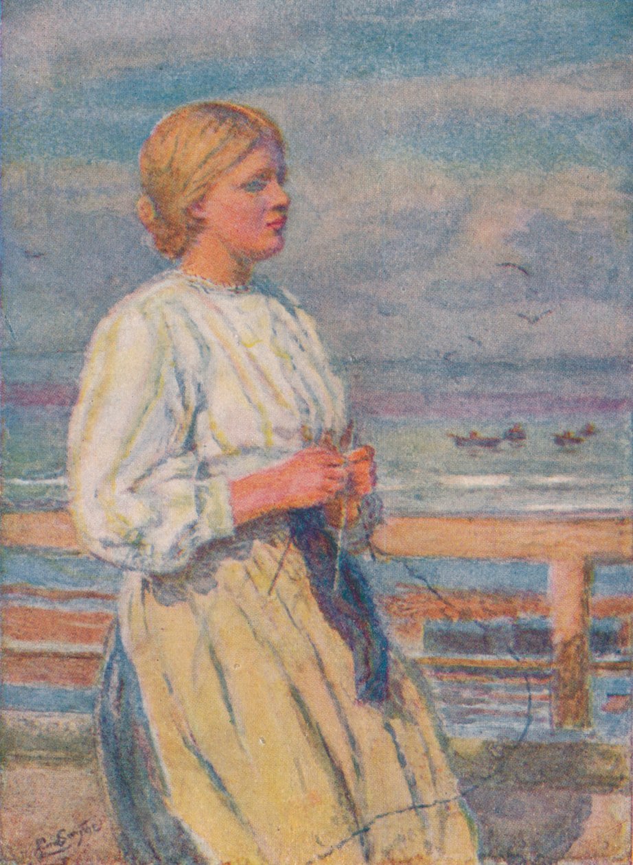 Lánykötés, c1917, 1919 alkotó: Lionel Percy Smythe