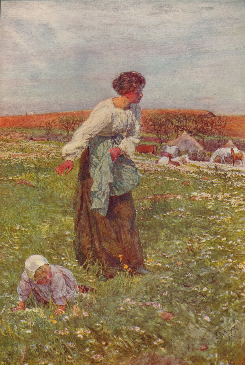 Az anya és gyermeke, c1903, c1915 alkotó: Lionel Percy Smythe