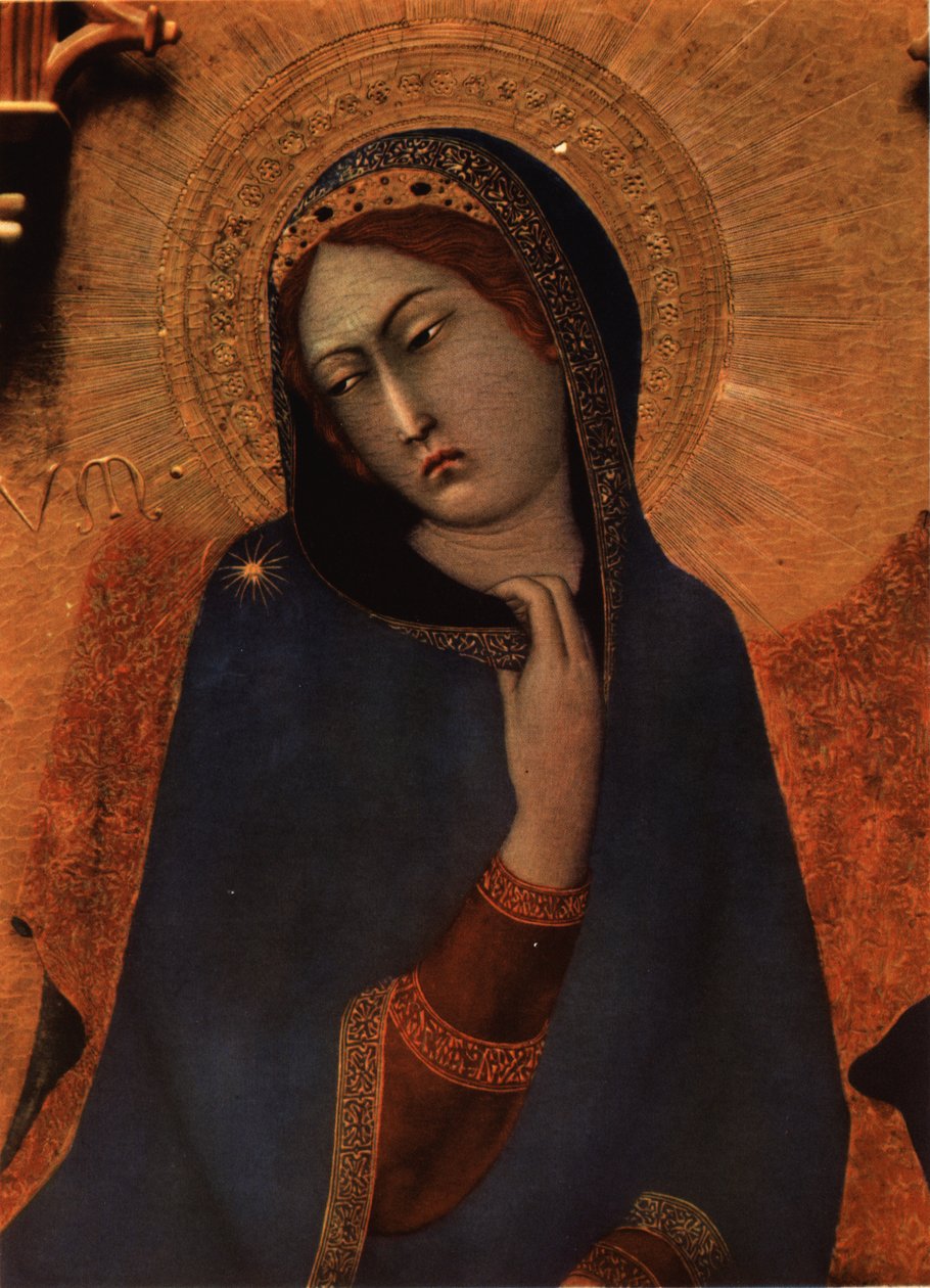 Madonna von Simone Martini alkotó: Lippo Memmi