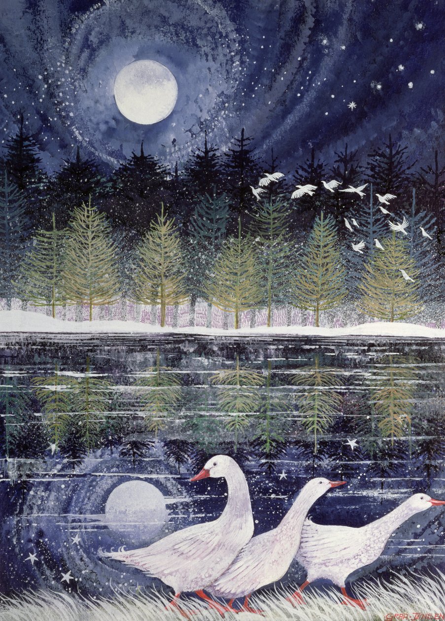 Hólibák, 1995 (akril tinta, gouache) alkotó: Lisa Graa Jensen