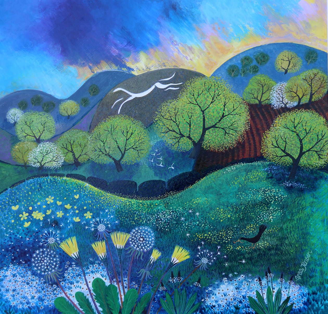 Chalk Horse Hill 2, 2023 alkotó: Lisa Graa Jensen