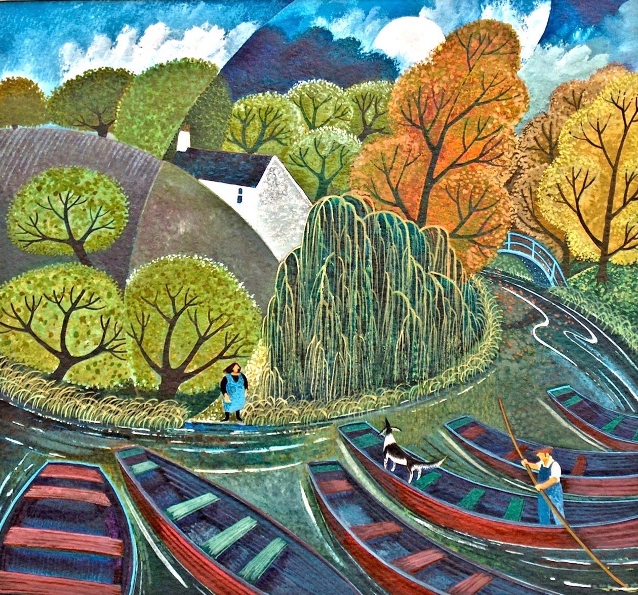 Rendezvous, 2010, (akril, papír) alkotó: Lisa Graa Jensen