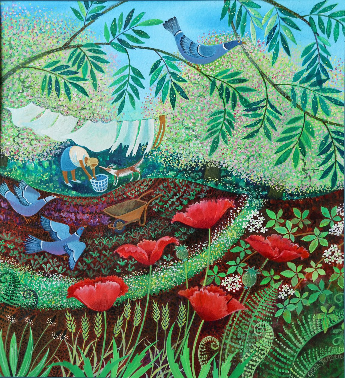 Erdei galambok, 2019 alkotó: Lisa Graa Jensen