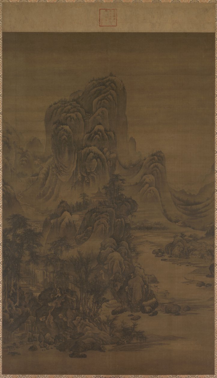Táj Juran stílusában, 1368-1644. alkotó: Liu Du