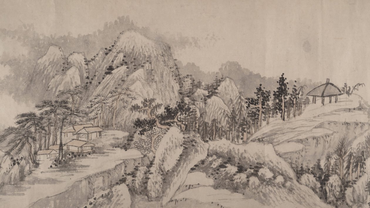 Távoli völgyek és mély erdők, 1678-ban. alkotó: Liu Yu