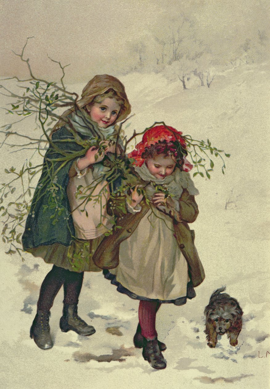 Illusztráció a Christmas Tree Fairy, pub. 1886 alkotó: Lizzie Mack