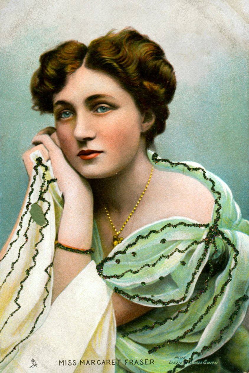 Margaret Fraser, színésznő, 1906. alkotó: Lizzie Caswall Smith