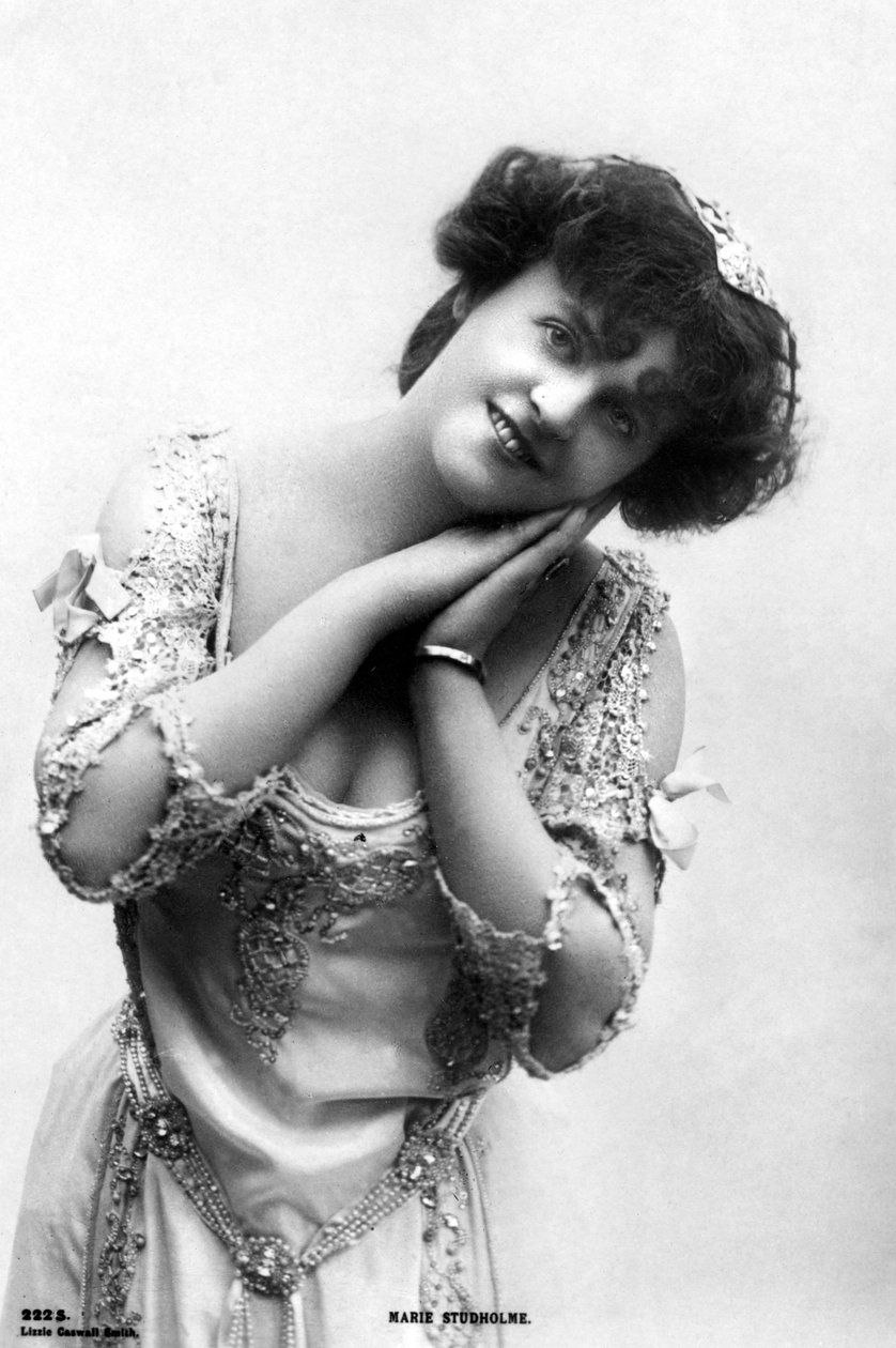Marie Studholme 1875-1930, angol színésznő, 1900-as évek. alkotó: Lizzie Caswall Smith