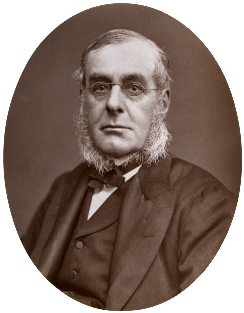 Sir Richard Collinson admirális, KCB, FRGS, a Trinity House mesterhelyettese, 1877. alkotó: Lock and Whitfield