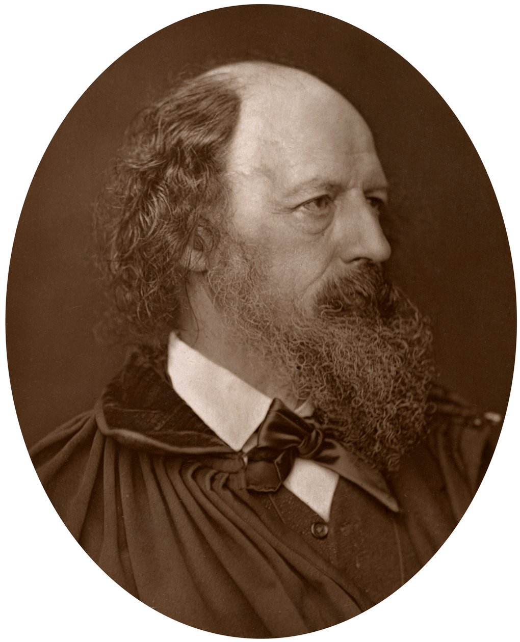 Alfred Tennyson, DCL, FRS, angol költő díjas, 1883. alkotó: Lock and Whitfield