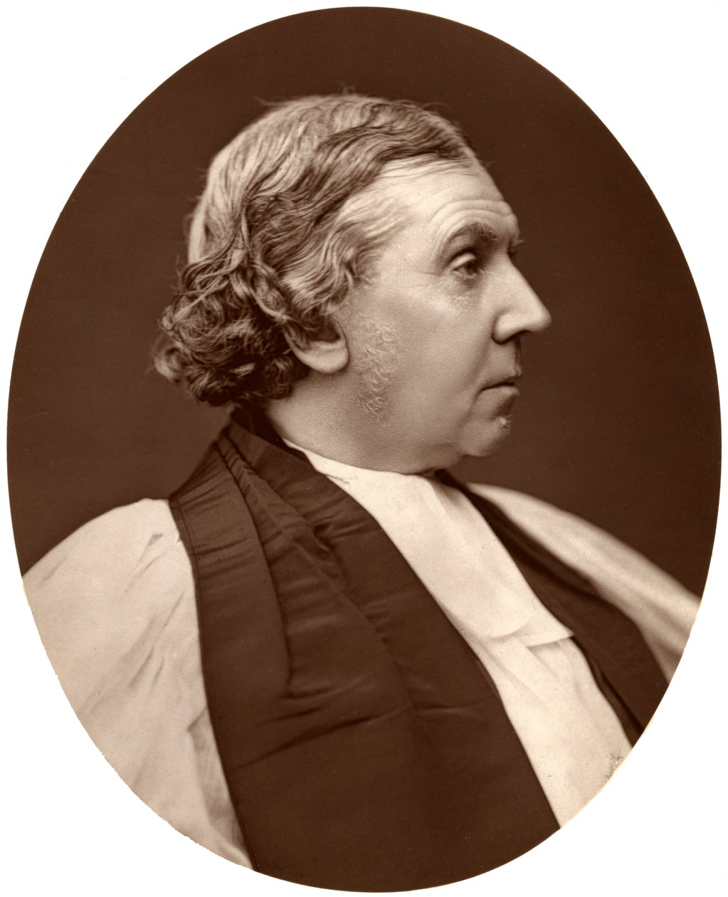 Archibald Campbell Tait, DD, Canterbury érseke, 1876. alkotó: Lock and Whitfield