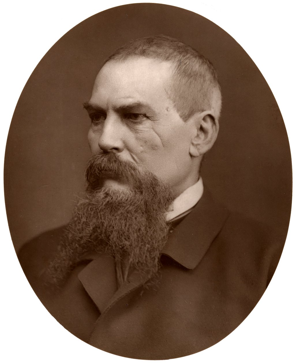 Richard Burton kapitány, brit felfedező, író, katona és diplomata, 1876. alkotó: Lock and Whitfield