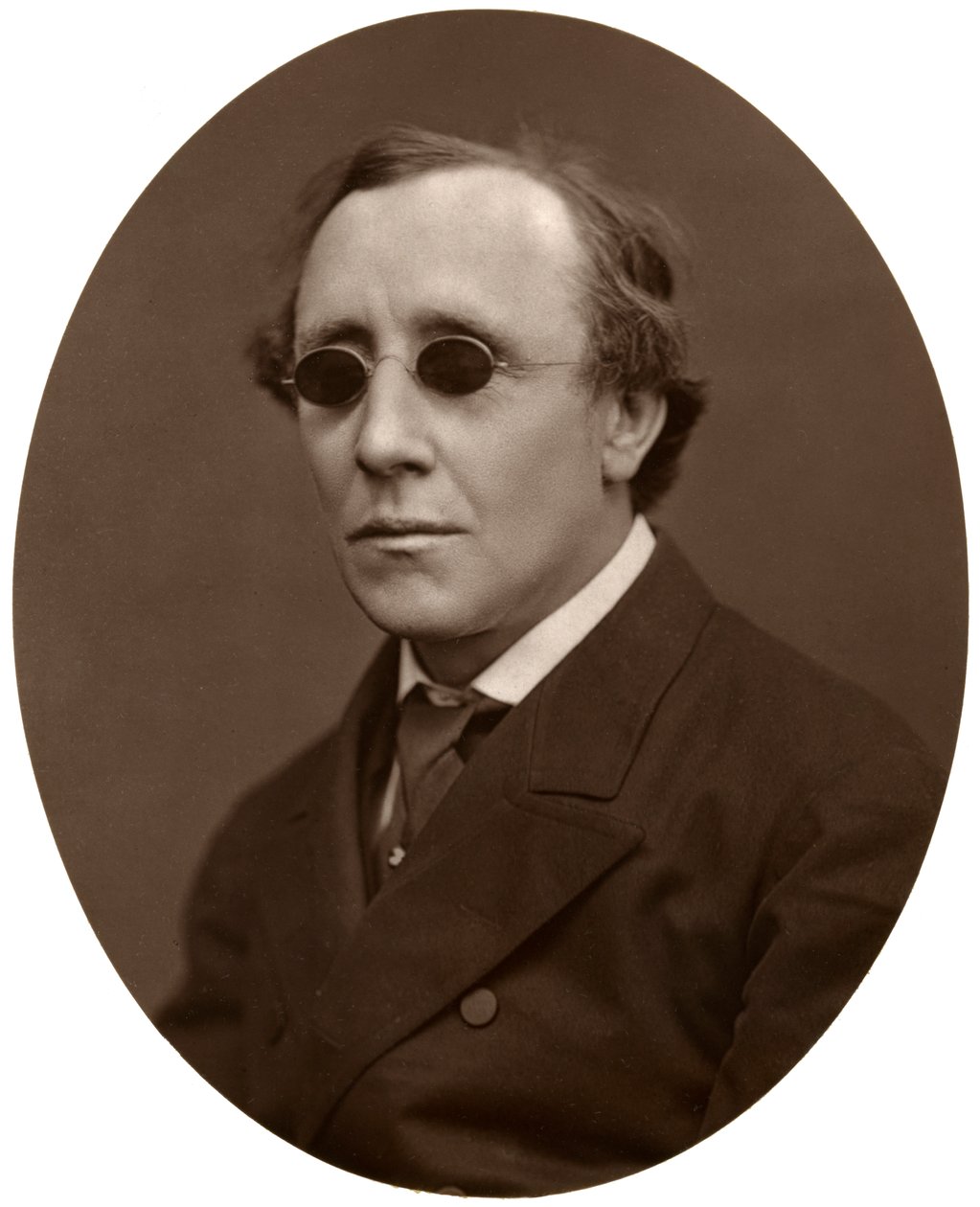 Henry Fawcett, parlamenti képviselő, a politikai gazdaságtan professzora a Cambridge-i Egyetemen, 1876. alkotó: Lock and Whitfield