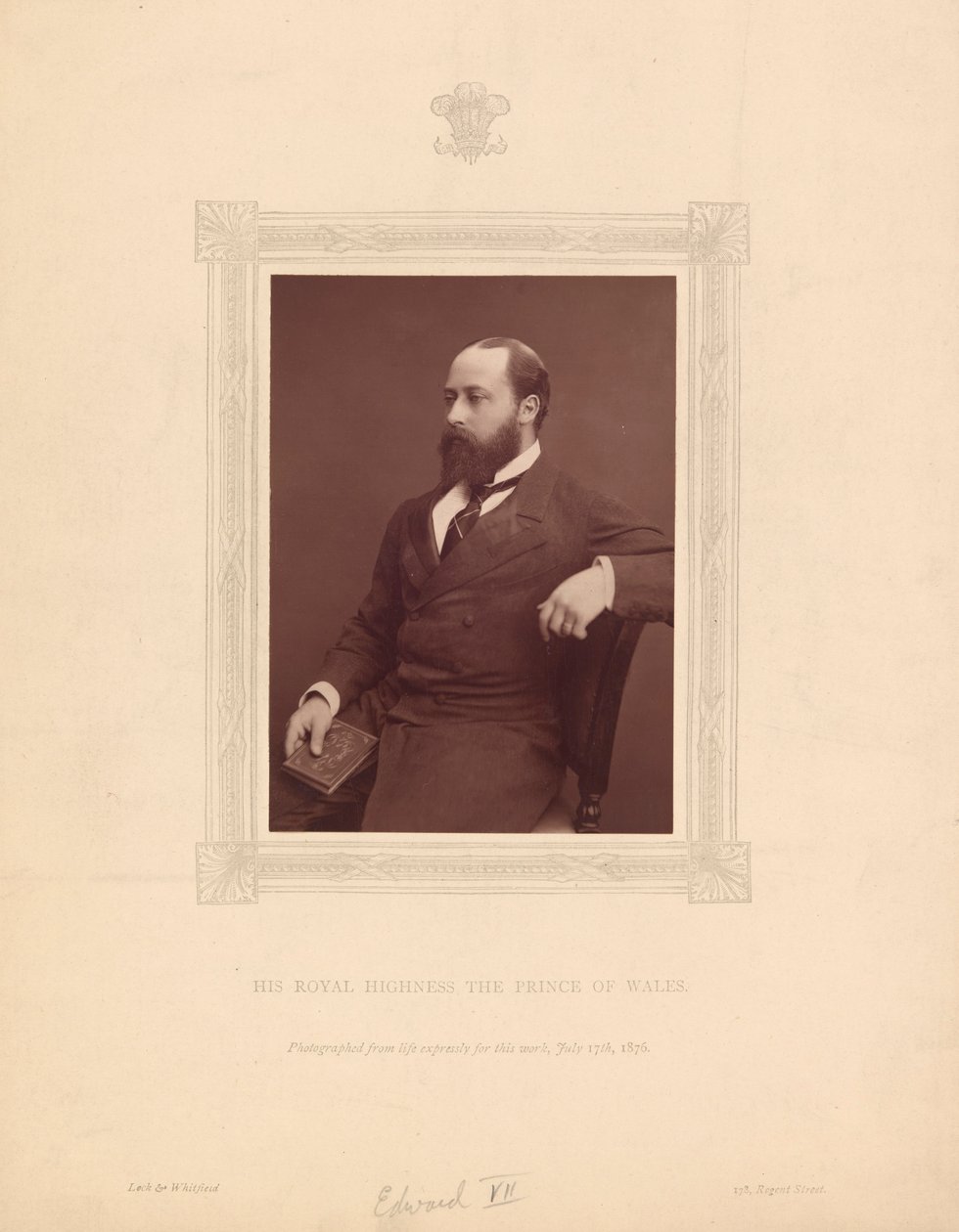 Ő Királyi Fensége, a walesi herceg (Edward VII) alkotó: Lock and Whitfield