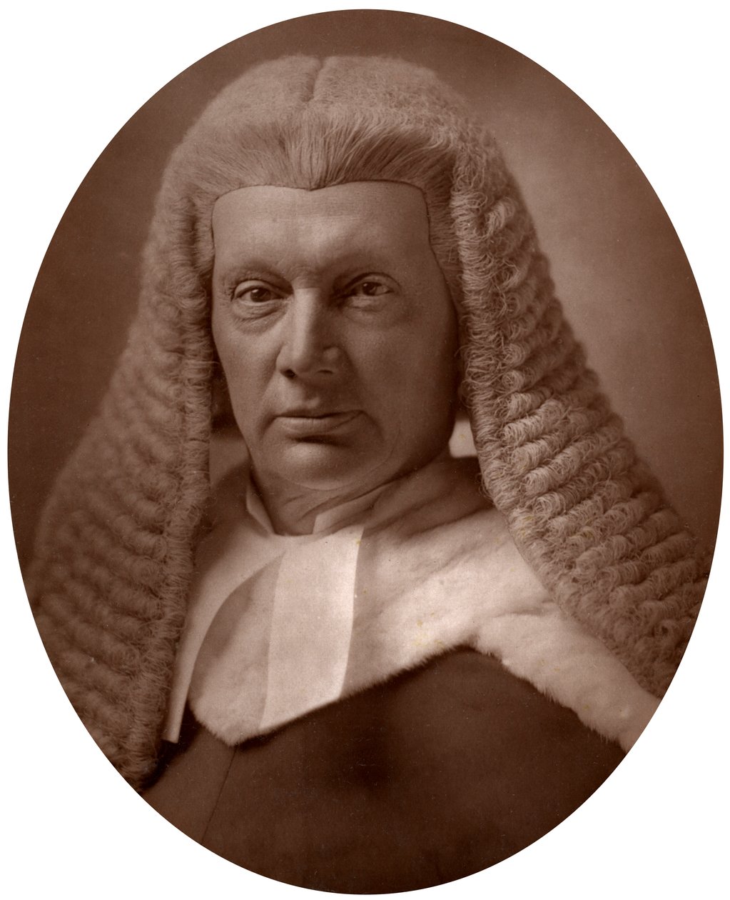 Hon Sir Joseph William Chitty, a Legfelsőbb Bíróság bírája, 1883. alkotó: Lock and Whitfield