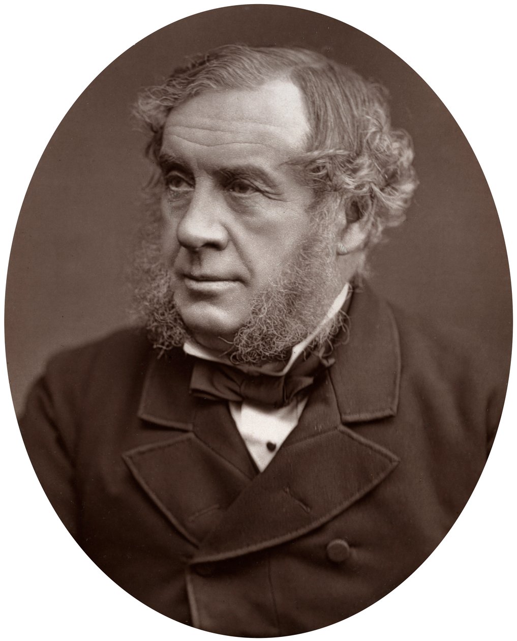 Hon Sir William Robert Grove, DCL, FRS, a Legfelsőbb Bíróság bírája, 1877. alkotó: Lock and Whitfield