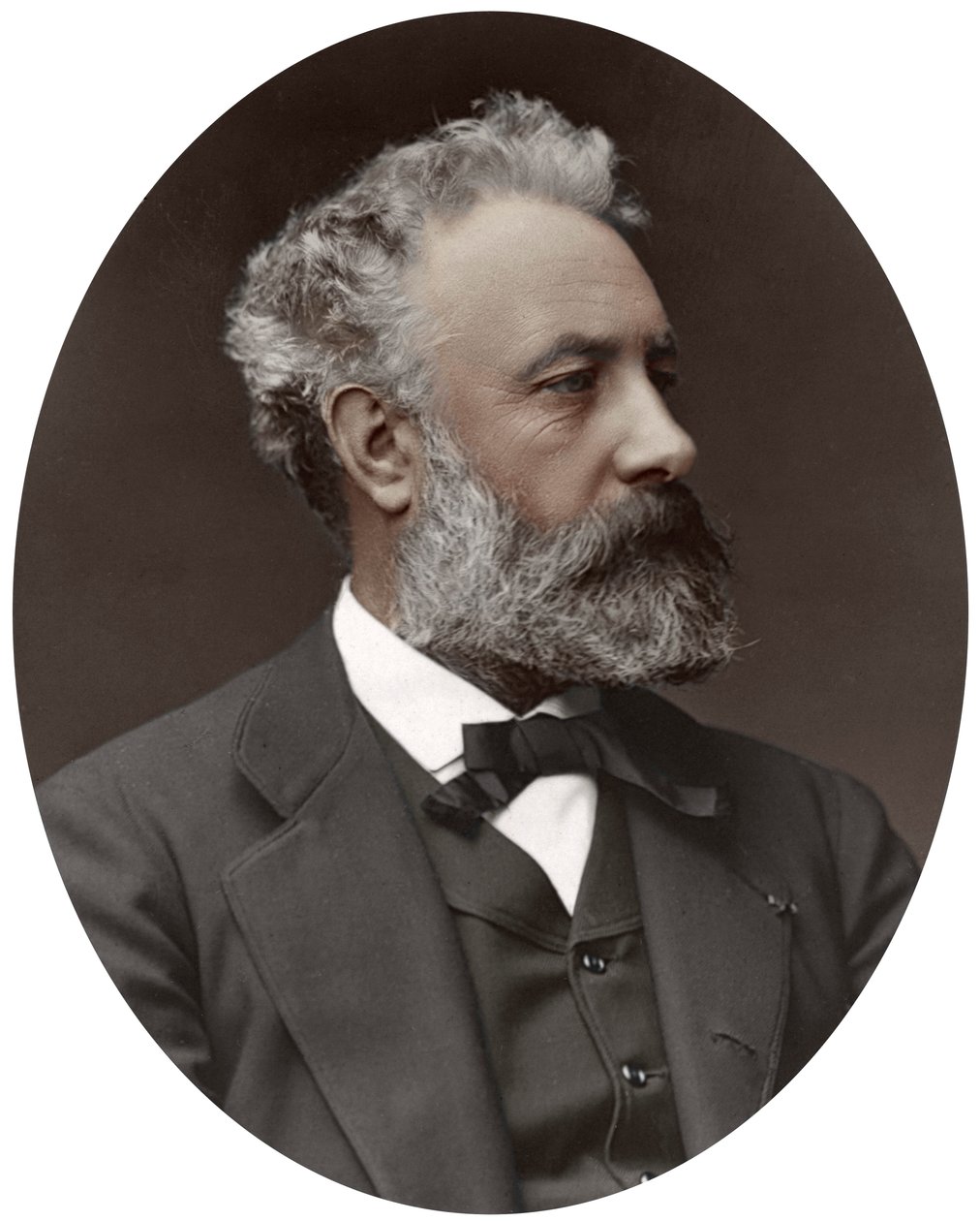 Jules Verne francia regényíró, 1877. alkotó: Lock and Whitfield