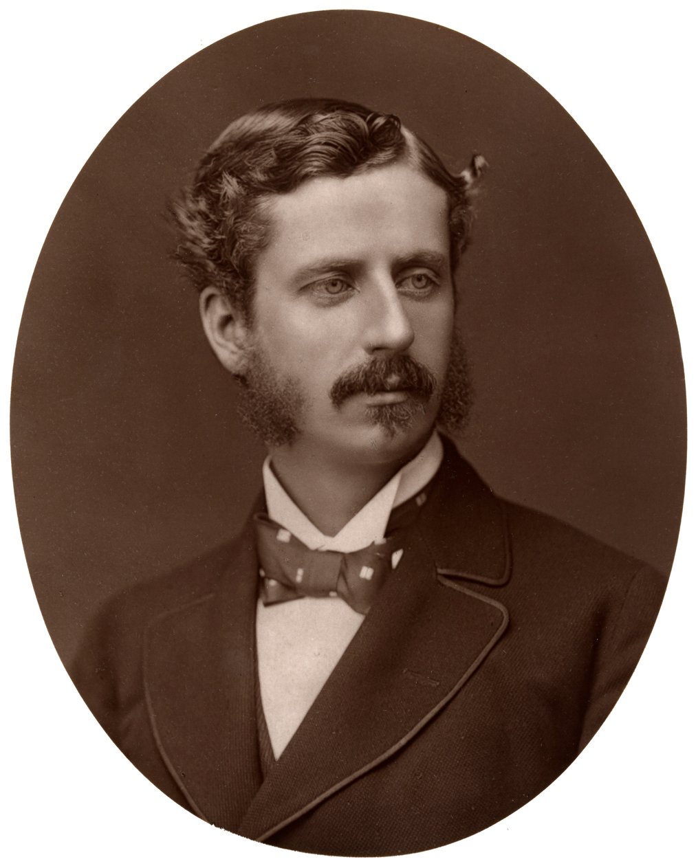 Lord George Hamilton parlamenti képviselő, indiai külügyminiszter-helyettes, 1876. alkotó: Lock and Whitfield
